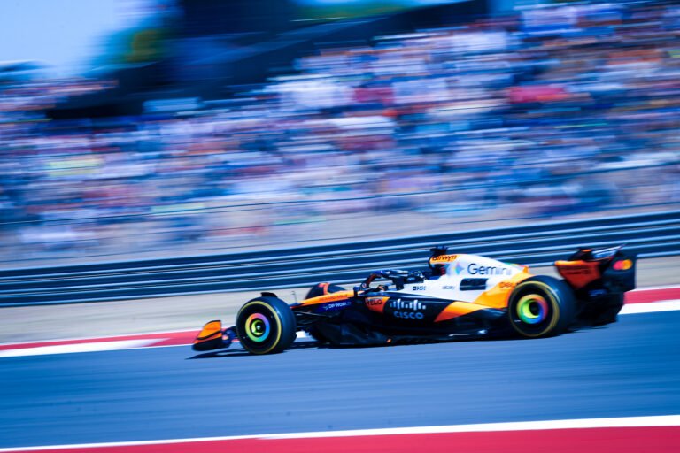 McLaren 2026 Formula 1 car racing on track